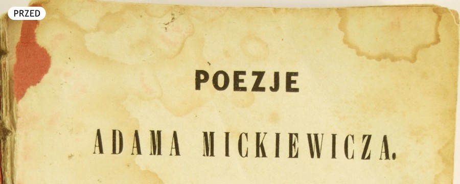 Konserwacja czyszczenie papieru